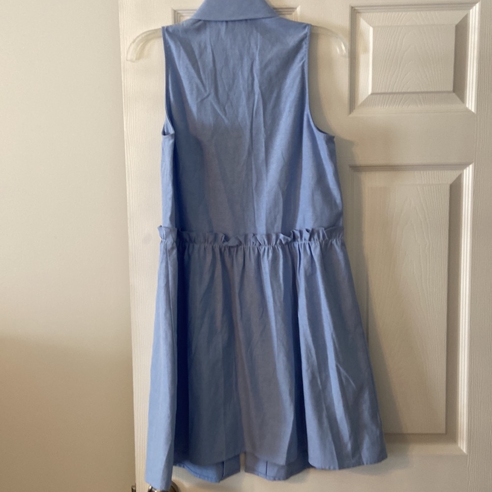TUCKERNUCK Sleeveless Blue Button-Up Dress size M BNWOT - Picture 5 of 14